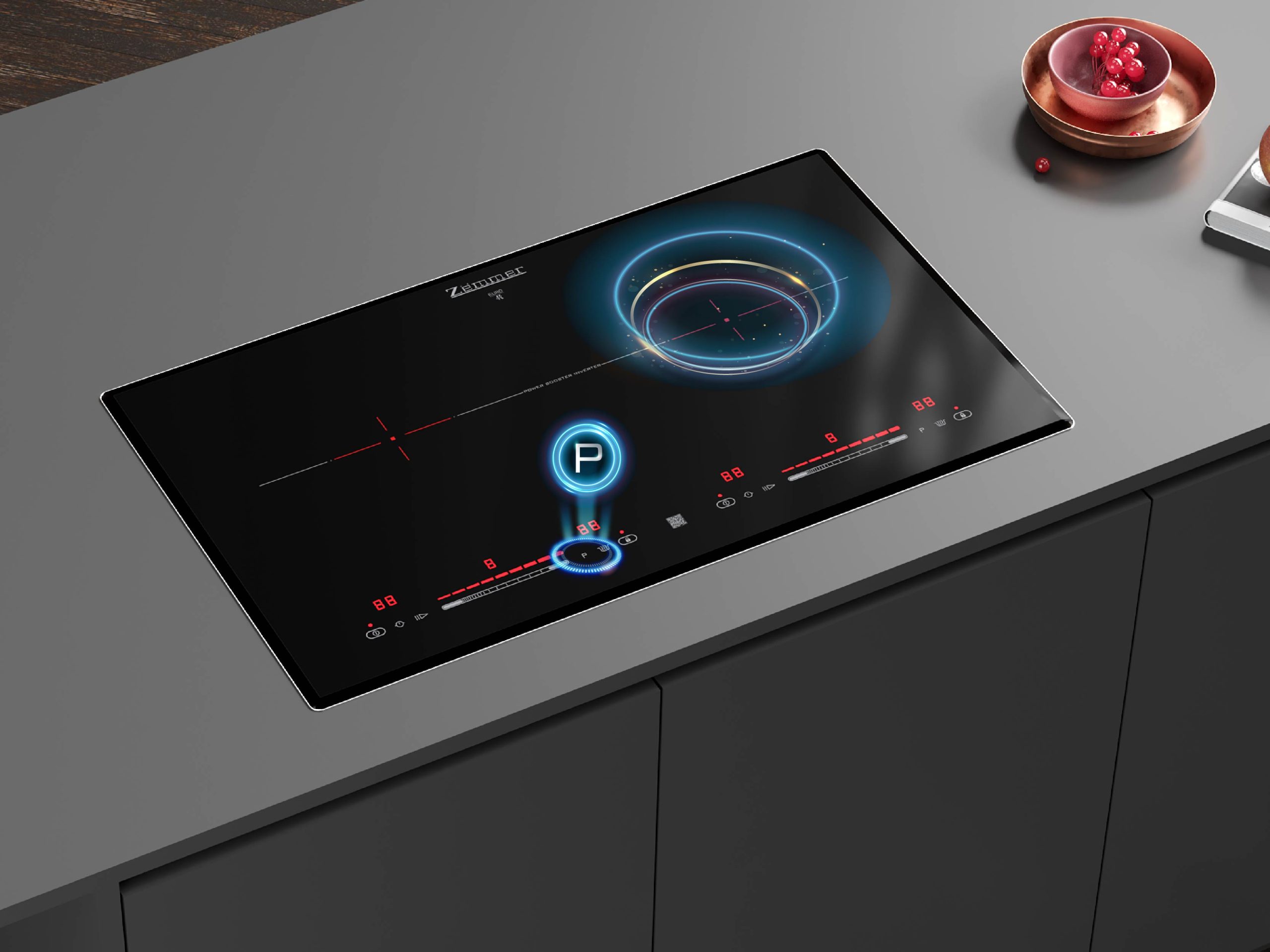 Bếp từ Zemmer IZM 203A Inverter nhập khẩu Malaysia, tiết kiệm điện năng.