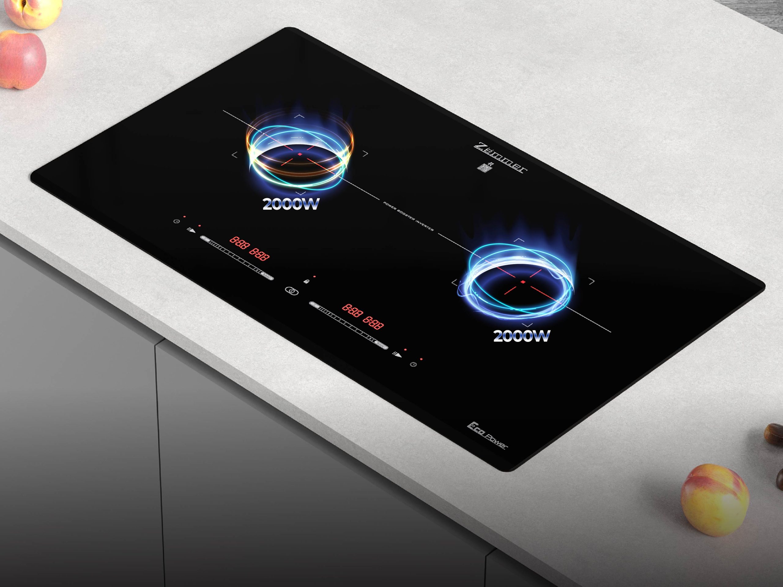 Bếp từ Zemmer IZM 203 ECO Inverter, công nghệ sôi liu riu, đảm bảo độ bền.