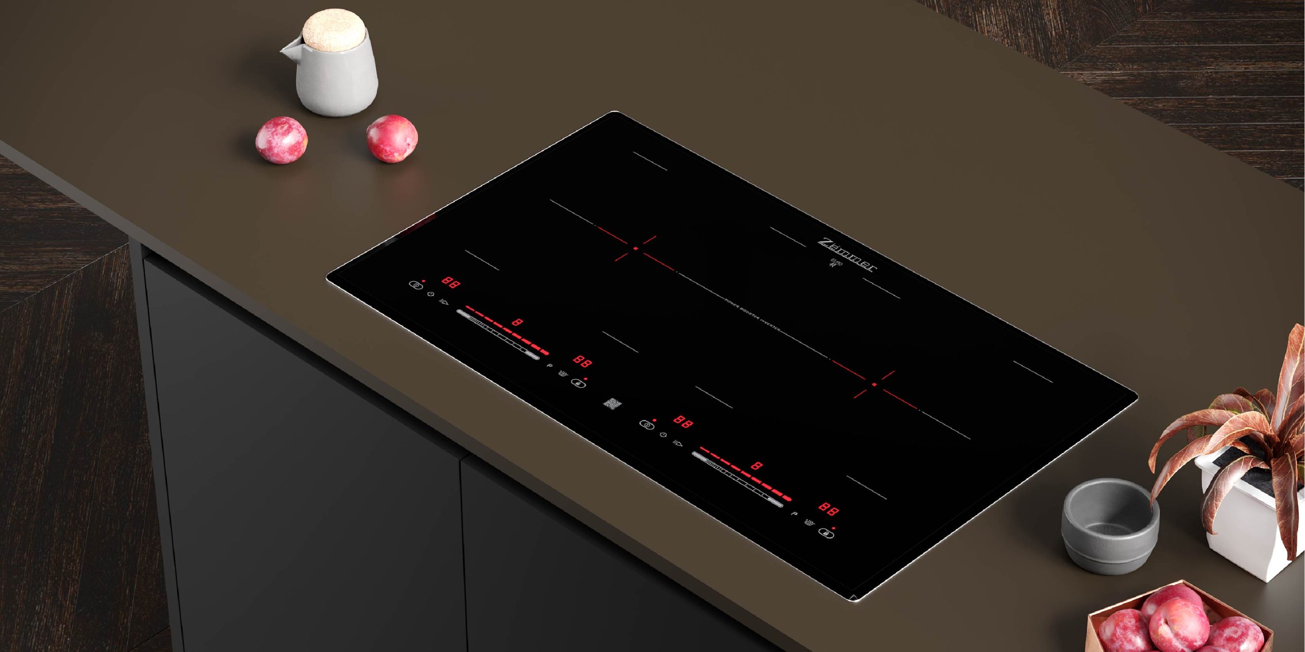 Bếp từ Zemmer IZM 505 Pro, bảng điều khiển Slider mượt mà, tính năng Booster nấu nhanh.